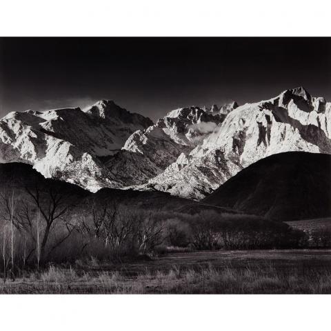 Appraisal: ADAMS ANSEL - Winter Sunrise Sierra Nevada From Lone Pine