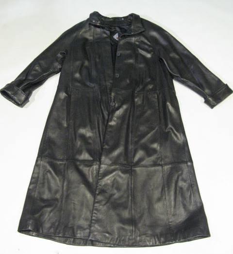 Appraisal: Lady's Leather Coat by Tiboa Leathers size lining nylon acetate