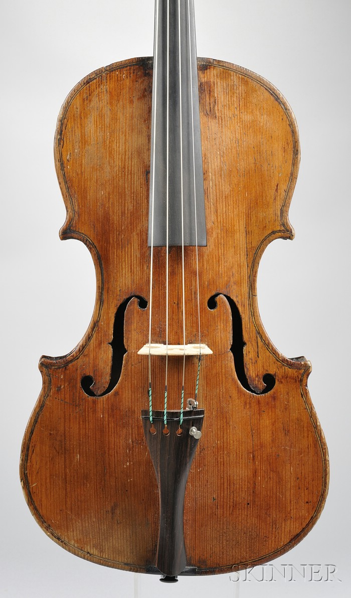 Appraisal: Viola c unlabeled length of back mm in