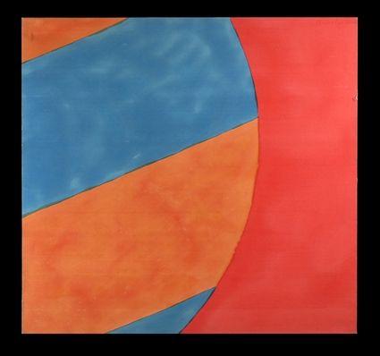 Appraisal: EDWARD AVEDISIAN b GEOMETRIC ABSTRACT COMPOSITION Acrylic on canvas x