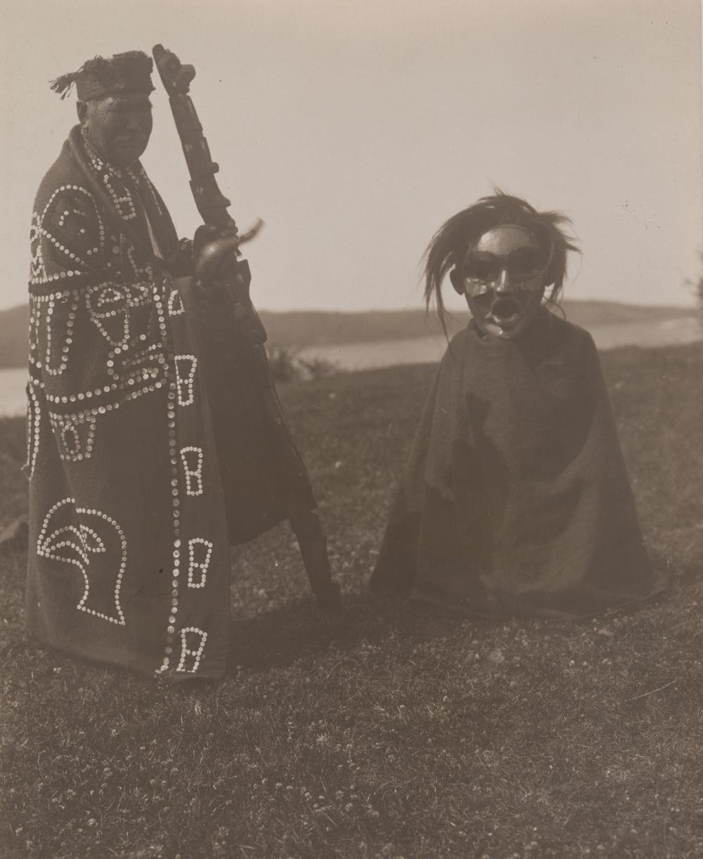 Appraisal: Edward S Curtis - Untitled Hamasaka in Tluwulahu Costume and