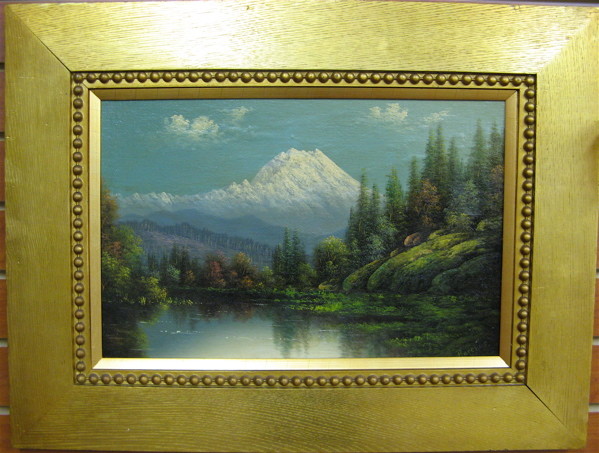 Appraisal: ELIZA R BARCHUS oil on canvas The Oregon Artist -