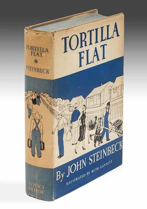 Appraisal: Steinbeck John Tortilla Flat first edition original cloth spine ends