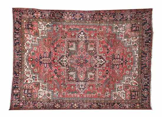 Appraisal: Heriz carpet ' '' x ' '' Provenance Property of