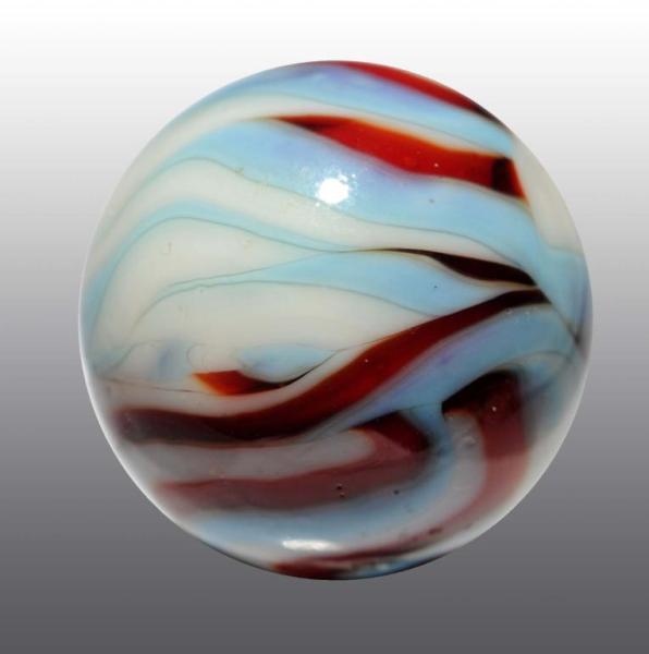 Appraisal: Christensen Agate Flame Marble Description Original surface Rare color pattern