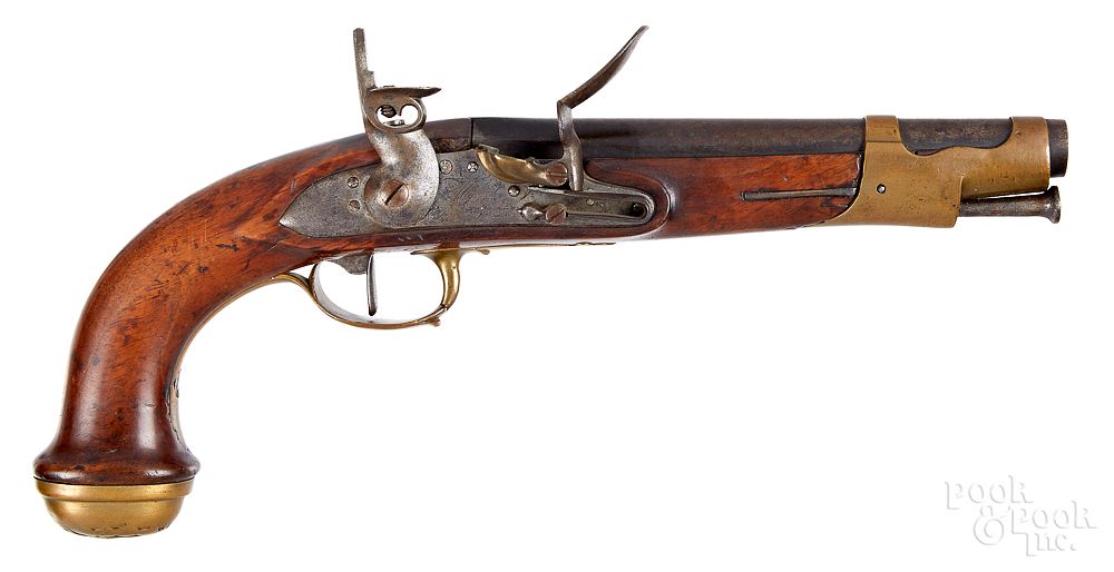 Appraisal: Garde du Corps du Roi model flintlock pistol French Garde