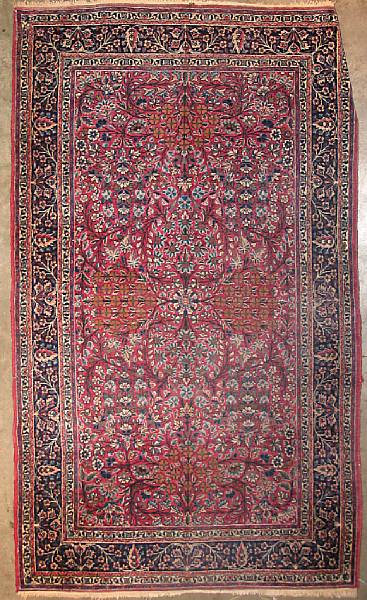 Appraisal: A Kerman rug size approximately ft in x ft in