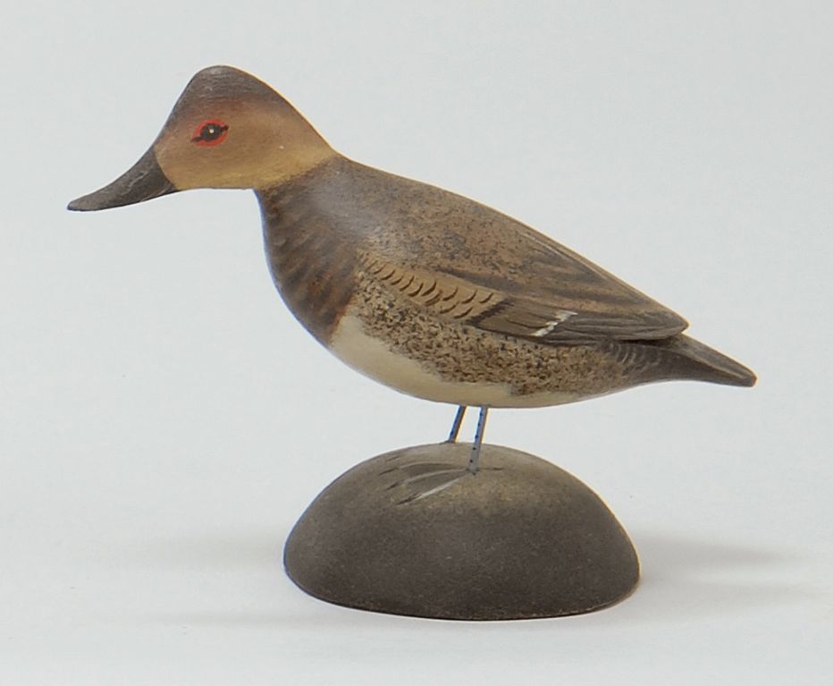 Appraisal: MINIATURE CANVASBACK HEN By Crowell of East Harwich Massachusetts Rectangular