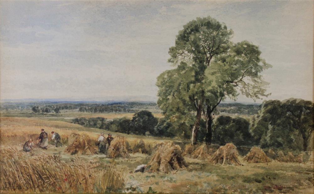 Appraisal: EDMOND MORISON WIMPERIS BRITISH - GATHERING HAY Watercolor on paper