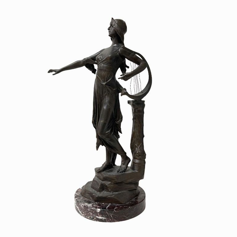 Appraisal: th Century Greek Goddess Bronze Sculpture th Century Greek Goddess