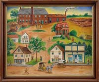 Appraisal: C NUHN American th Century TH CENTURY AMERICA Folk art