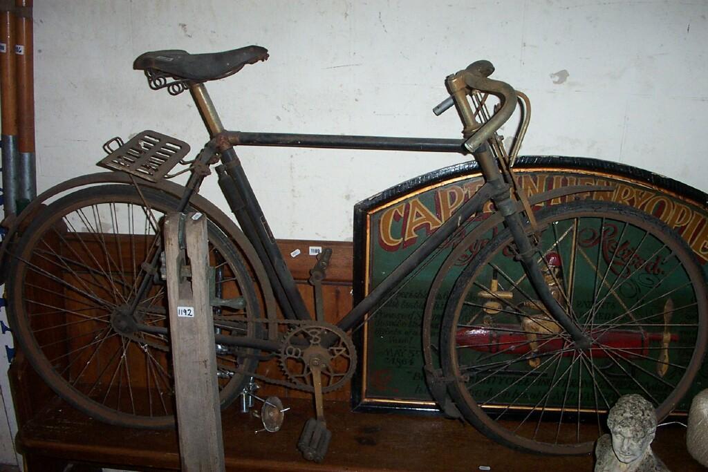 Appraisal: A vintage BSA bicycle the popular model with drop handle