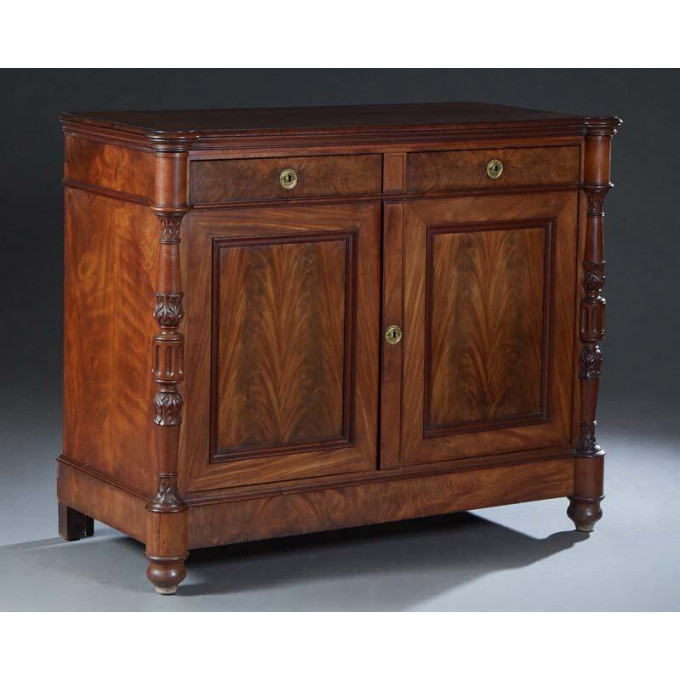 Appraisal: French Carved Walnut Louis Philippe Style Sideboard late th c