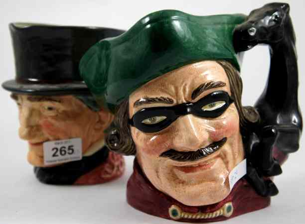 Appraisal: Royal Doulton Large Character Jugs Dick Turpin D and John