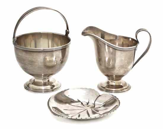 Appraisal: An American Sterling Silver Creamer and Sugar Set Tiffany Co