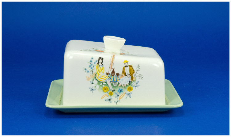 Appraisal: Beswick Butter Dish and Cover