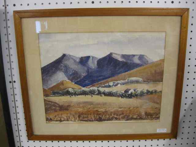 Appraisal: Louis R Langworthy Watercolor California landscape listed California artist image