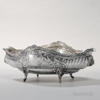 Appraisal: French Silver Center Bowl mid to late th century marks