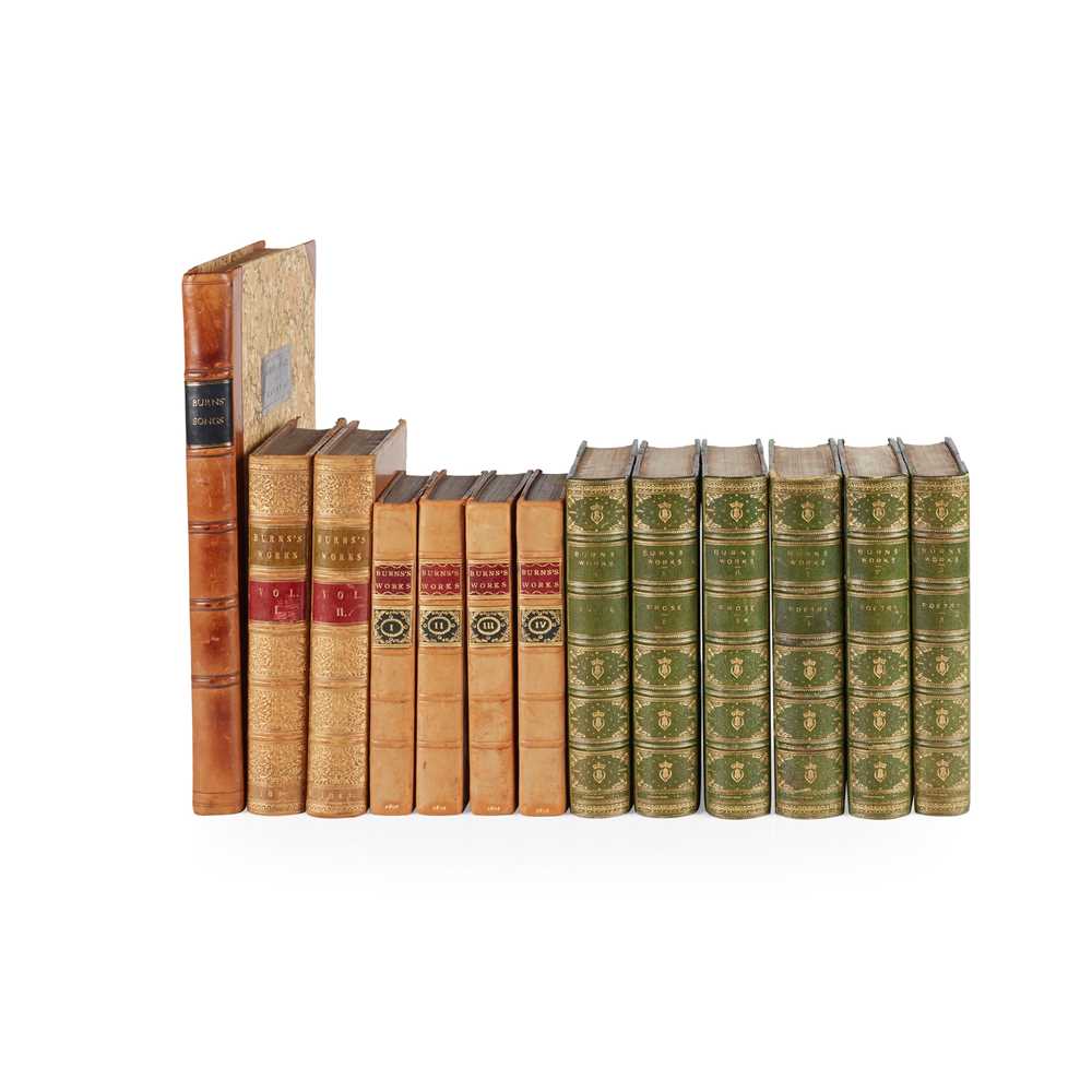 Appraisal: BURNS ROBERT VOLUMES COMPRISING Burns Robert The Works Edinburgh W