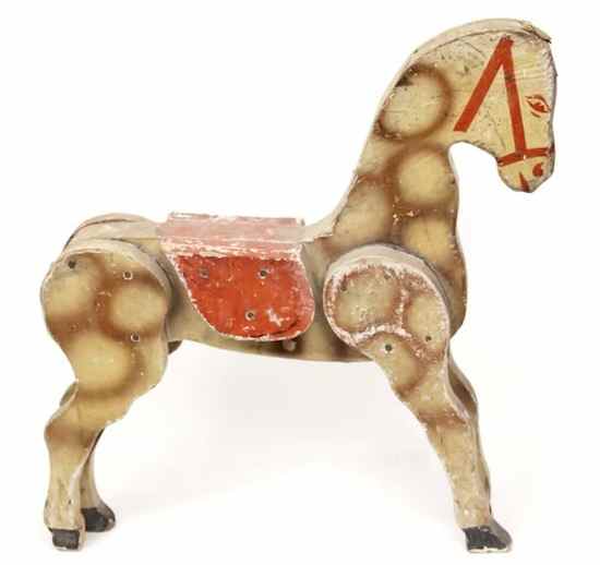 Appraisal: A large wooden horse