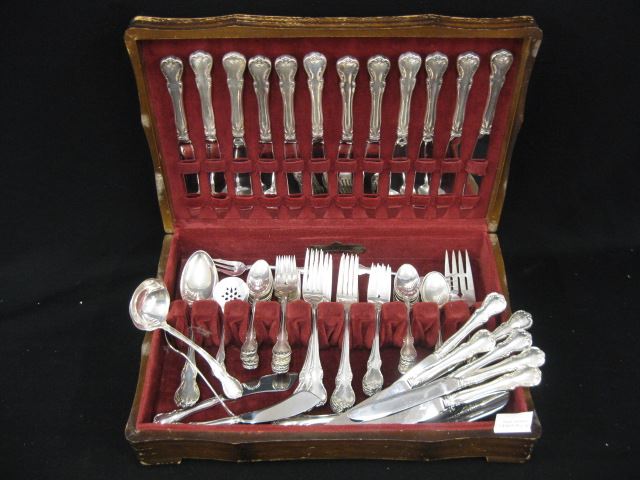 Appraisal: pc Towle French Provencial Sterlingsilver flatware service for lots of