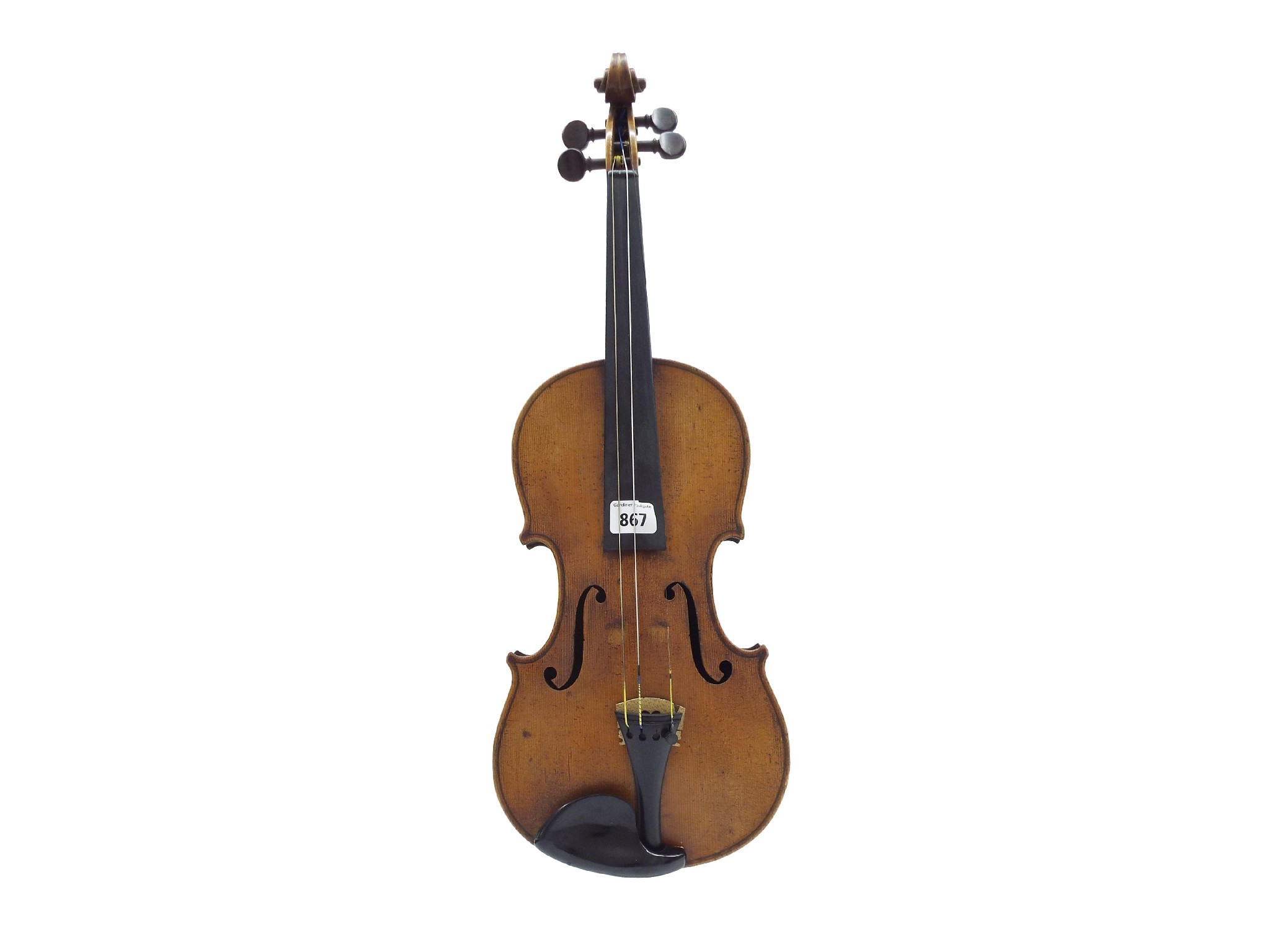 Appraisal: Violin by and labelled Jul Heinr Zimmermann Moskau St Petersburg