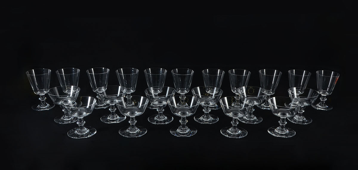 Appraisal: BACCARAT EMBASSY CRYSTAL STEMWARE Approx pieces in the Embassy by