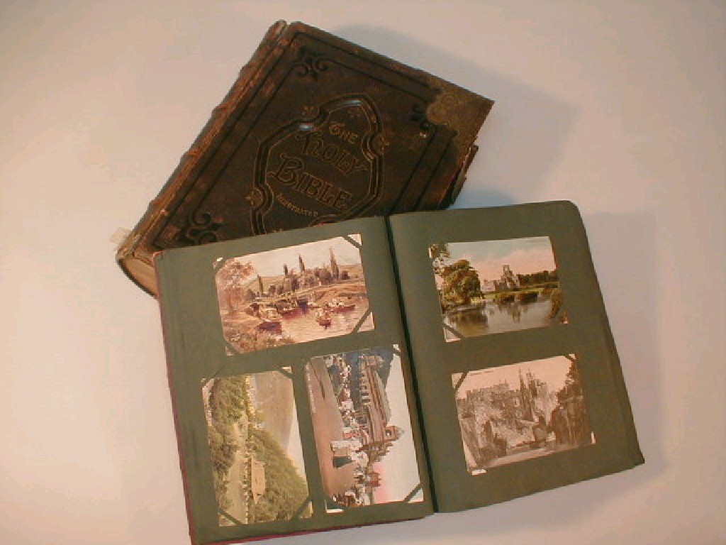 Appraisal: An early thC postcard album mainly GB resorts together with