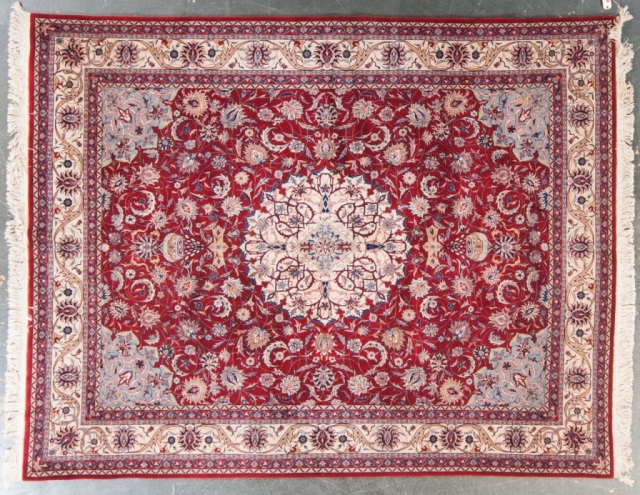 Appraisal: Sino Isphahan rug China circa approx x