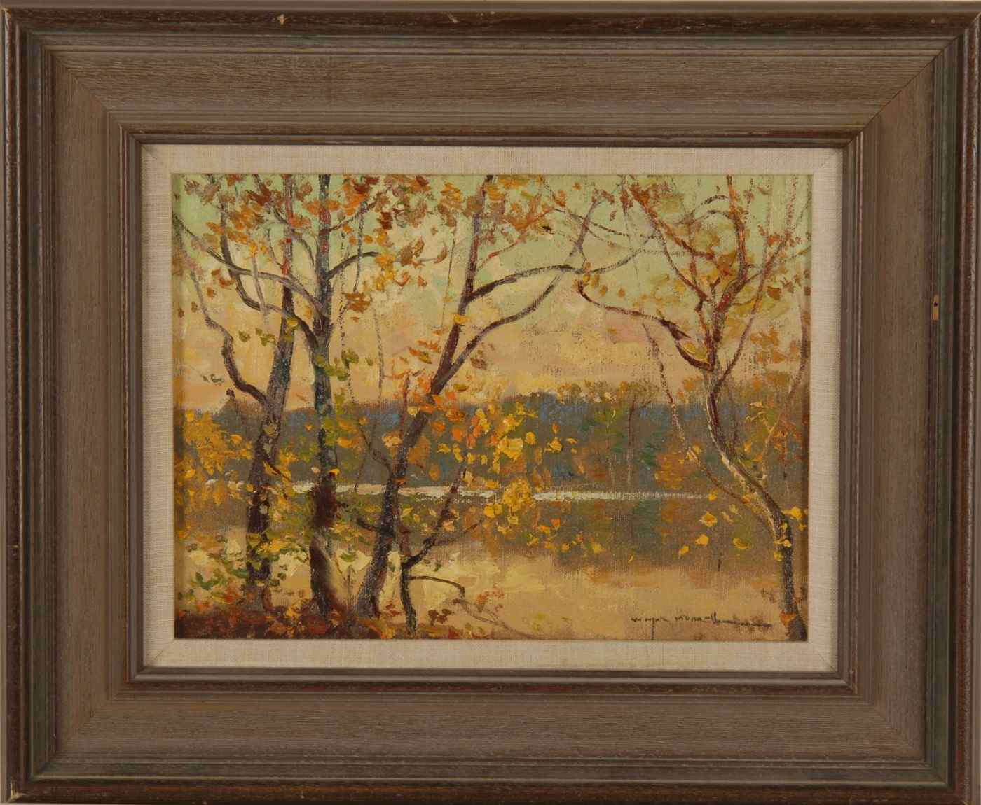 Appraisal: WAYNE BEAM MORRELLAmerican b Spring The Ipswich River '' Signed