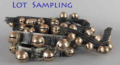 Appraisal: Large collection of brass sleigh bells