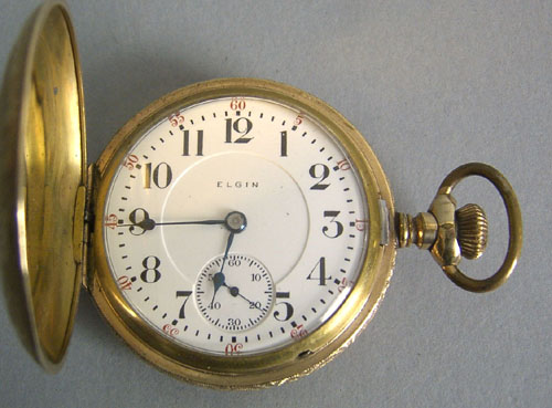 Appraisal: Elgin Railroad -jewel pocket watch with hunter's case