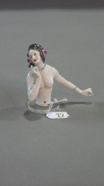 Appraisal: A Drestle Kister half doll of Anna Pavlova wearing a