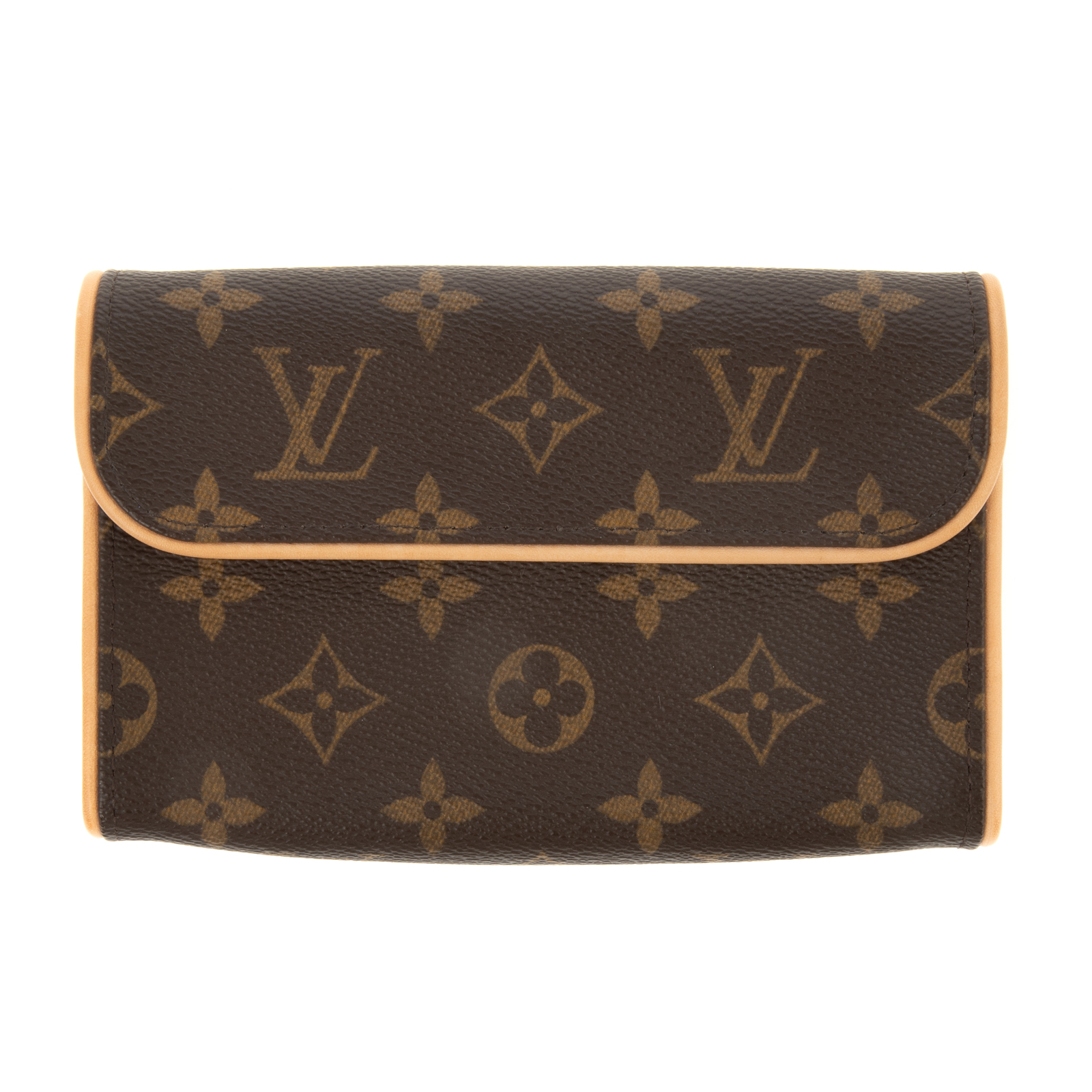 Appraisal: A LOUIS VUITTON MONOGRAM POCHETTE FLORENTINE A brown and tan