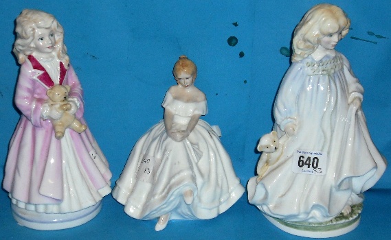 Appraisal: Royal Doulton Figures Faith HN Heather HN and Hope HN