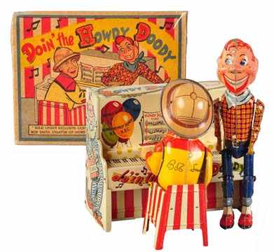 Appraisal: Tin Litho Unique Art Howdy Doody Band Wind-Up Toy American