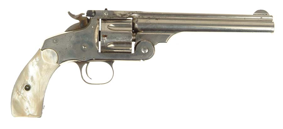 Appraisal: SMITH WESSON NEW MODEL REVOLVER Cal Russian SN Nickel finish