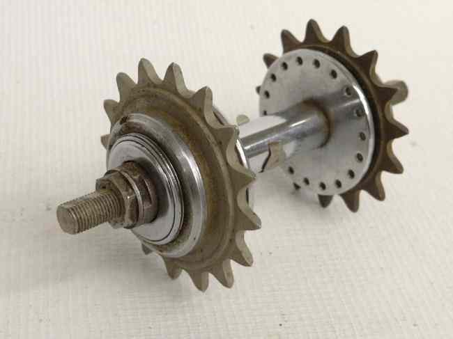 Appraisal: Bayliss- Wiley rear hub with tandem sprockets hole flanges Good