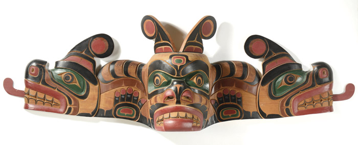 Appraisal: BILL HENDERSON KWAKWAKA'WAKW NATION B northwest coast carved and painted