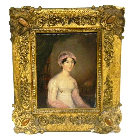 Appraisal: Early th C English or Continental portrait oil on board