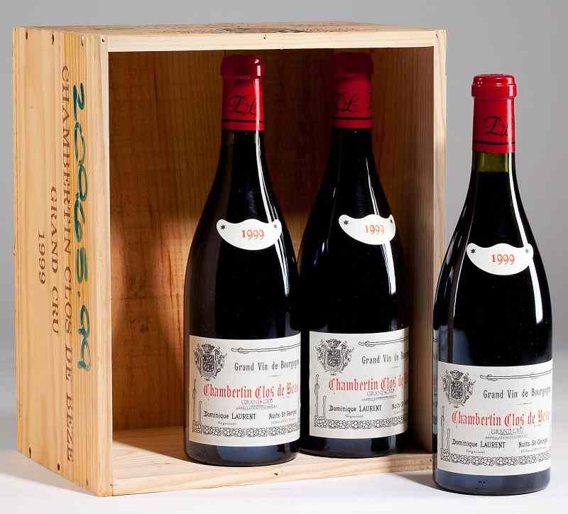 Appraisal: Chambertin Clos de BezeDominique Laurent bottlespartial owcRemoved from Mr Knott's