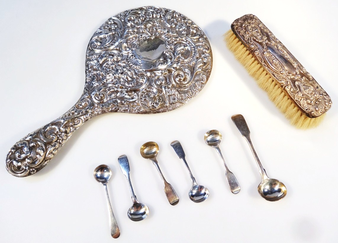 Appraisal: Various silver etc to include a George V hand mirror