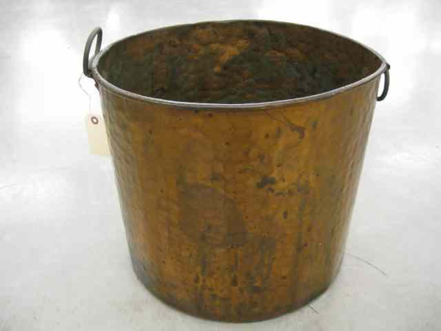 Appraisal: Victorian Copper Pail '' diameter '' tall