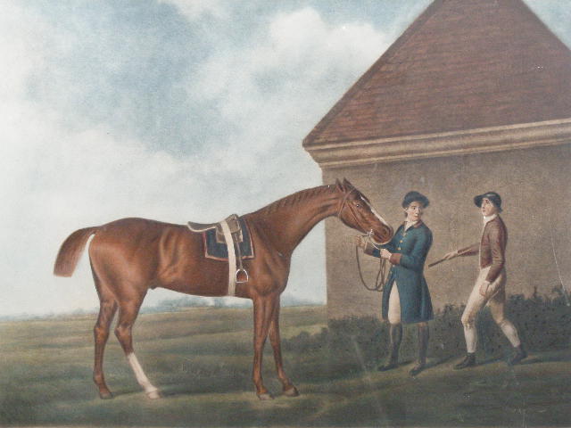 Appraisal: Hand-Colored Mezzotint Eclipse after George Stubbs published by Robert Sayer