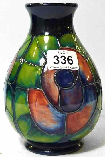 Appraisal: Moorcroft Vase decorated with Abstract Flowers by Sally Tuffin height