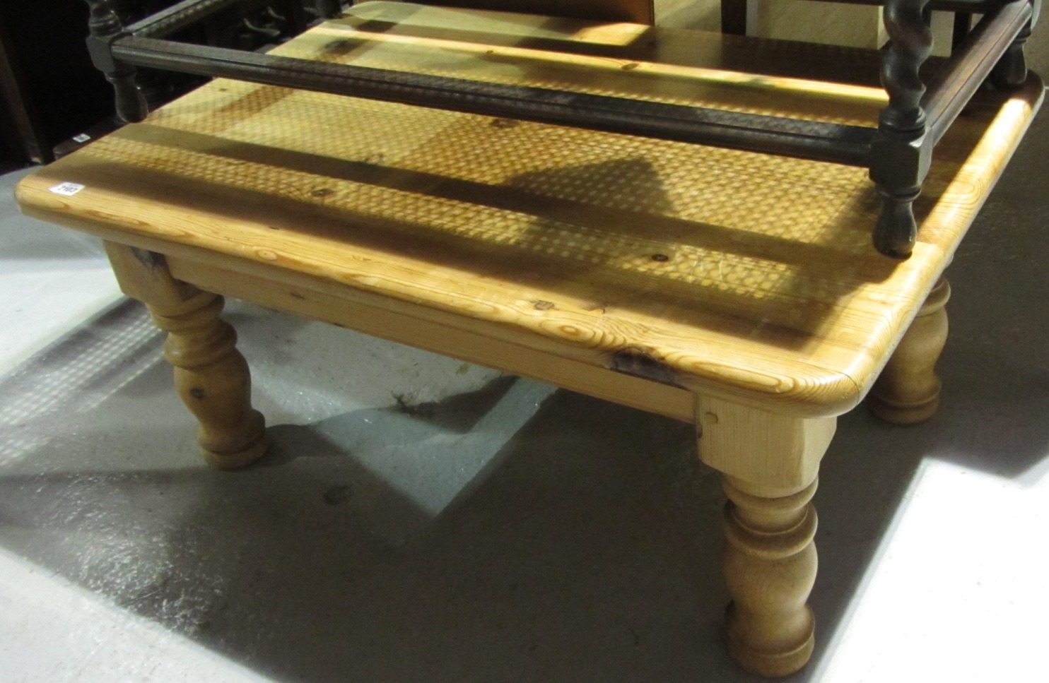 Appraisal: A th century pine low coffee table