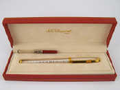 Appraisal: A boxed Dupont fountain pen Made in France scratched number