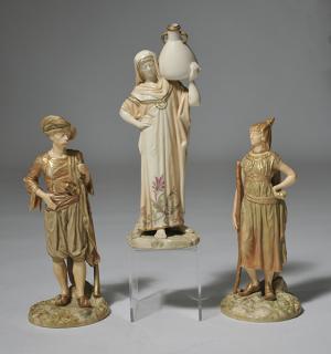 Appraisal: Pair of Royal Worcester Figures Pair of Mid late th