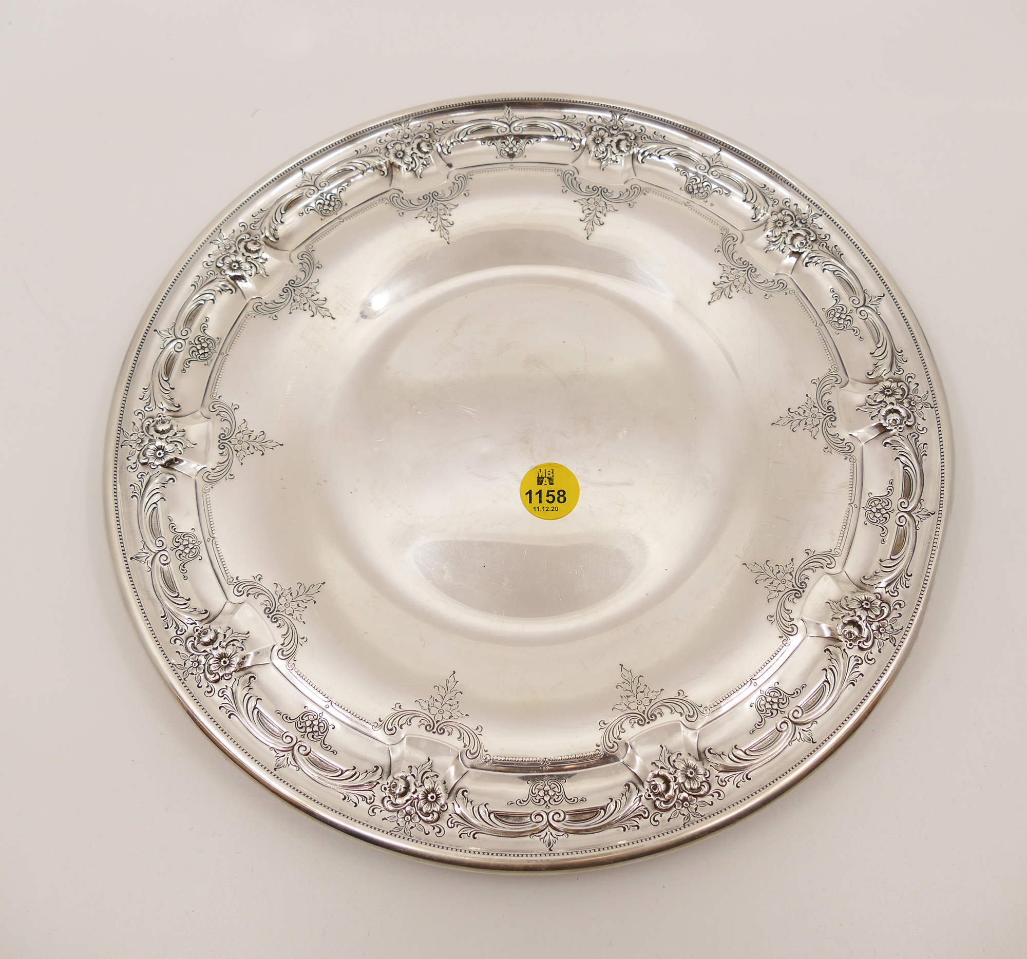 Appraisal: Towle 'Georgian' Pattern Sterling Tray- '' diameter- g