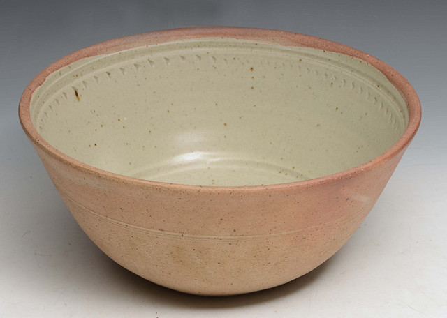 Appraisal: Richard Batterham British b Bowl celadon glaze to inside cm